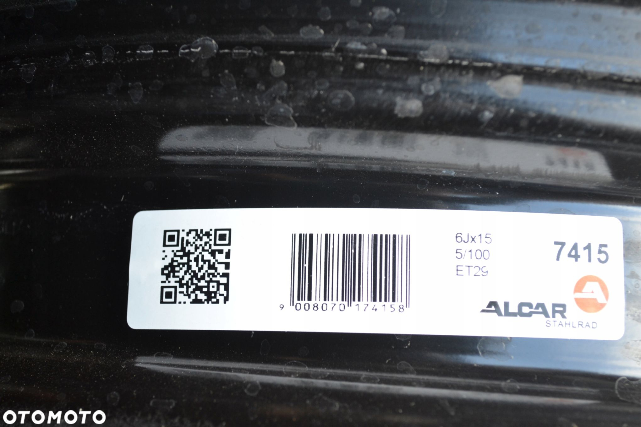 FELGI STALOWE AUDI VW SKODA SEAT 5x100 6J15 ET 29 x4szt F-336 - 9