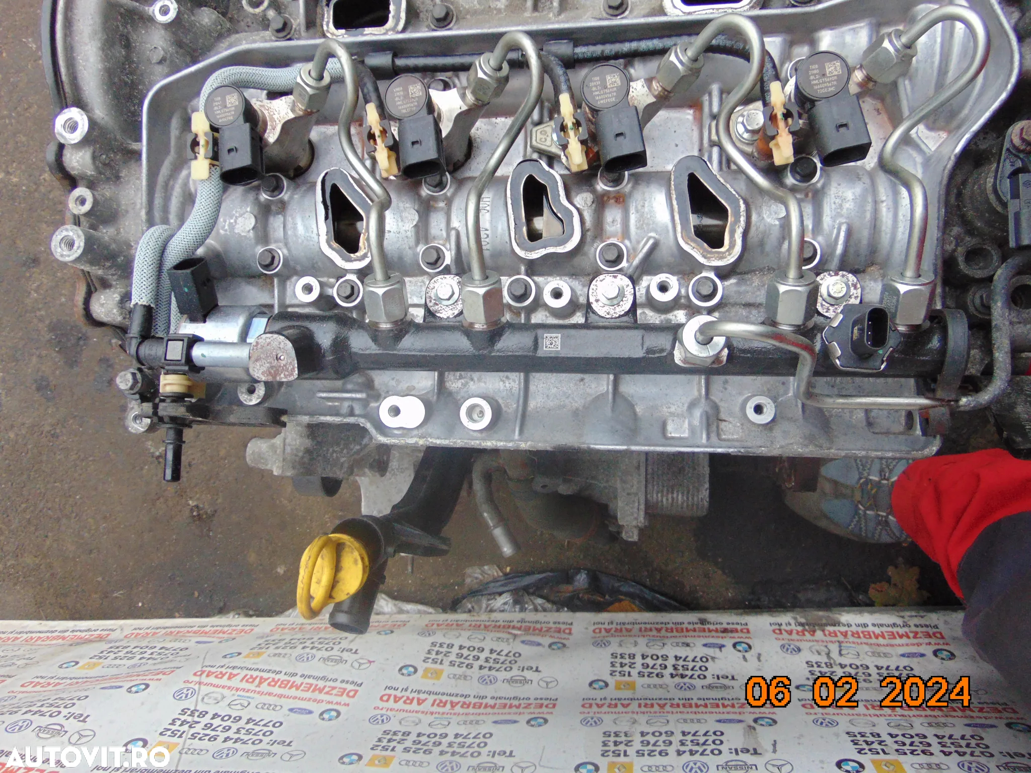 Injectoare Renault master 2.3 euro 6 Opel Movano navara mercedes x class 2.3 cod 166009567r injector nv400 biturbo - 6