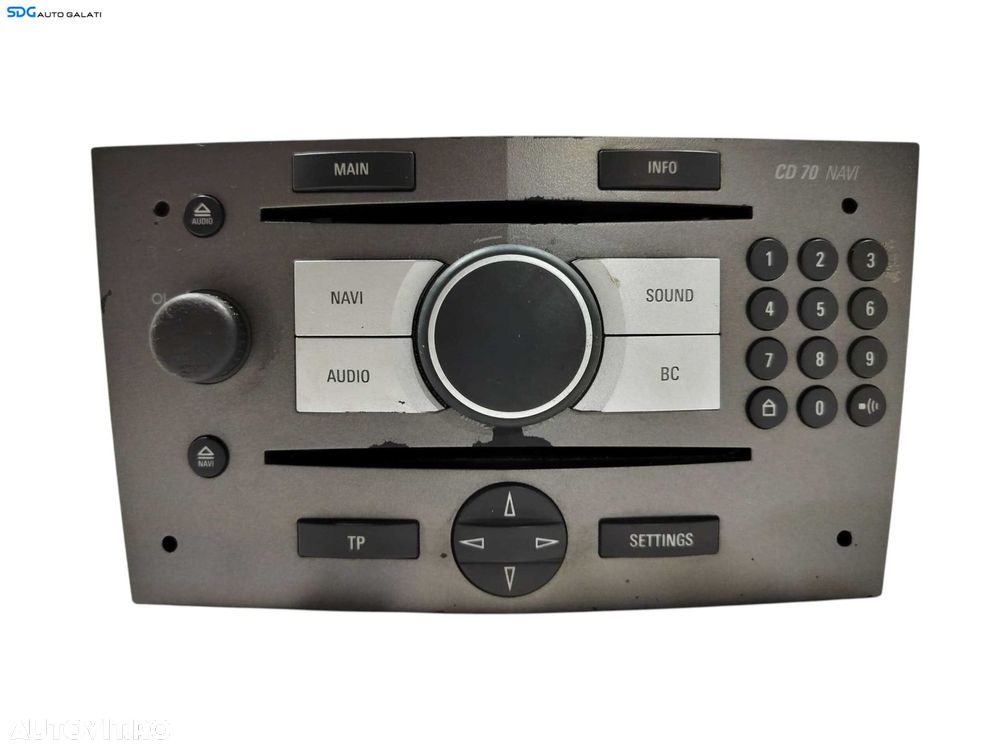 Unitate Radio CD Player Navi Navigatie GPS CD70 Opel Corsa C 2000 - 2006 Cod 13157570 [L6244] - 1