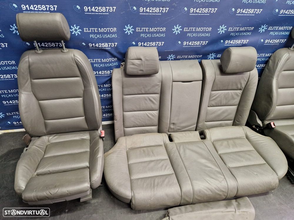 Jogo de bancos usados AUDI A4 B6 S-LINE PELE AQUECIDOS - 6