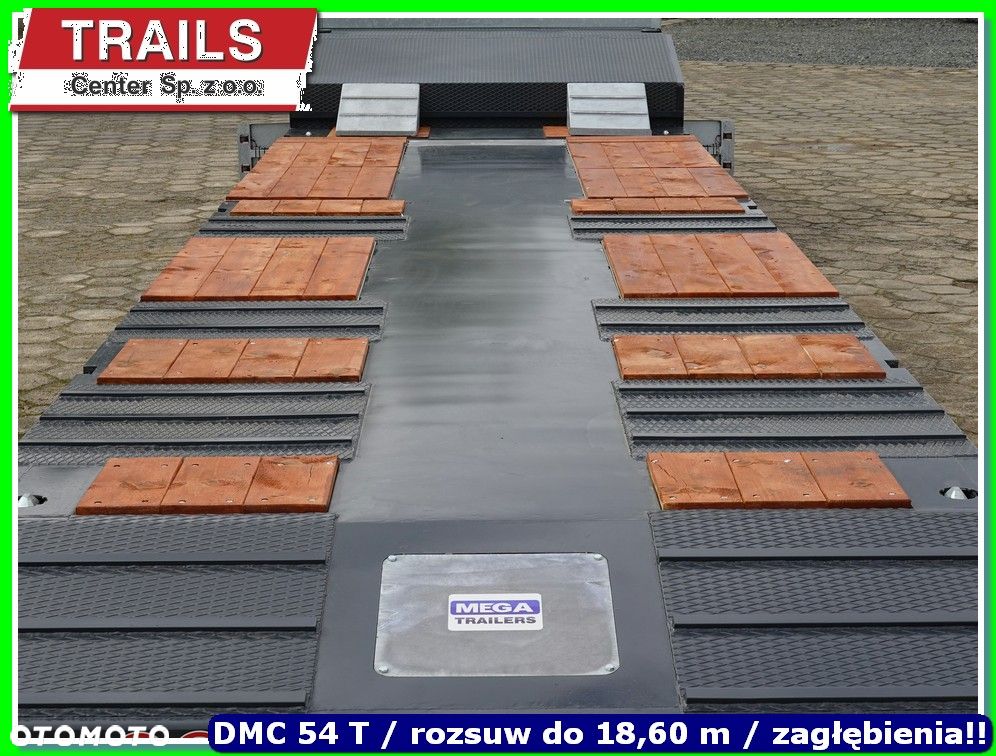 Mega Naczepa 40 T ład. oś skrętna, pokład 9,50 m !!! - 12
