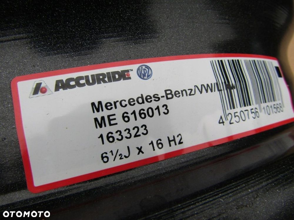 1x Felga 16 Mercedes Sprinter 313 315 316 319 906 VW Crafter 6,5j ET62 - 5