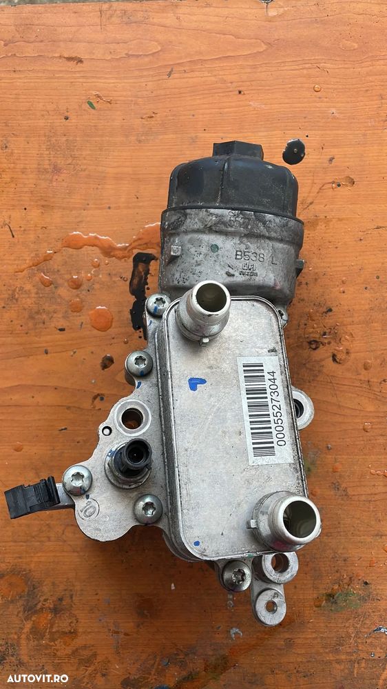 Racitor ulei cu carcasa filtru ulei, cod 55273044, Fiat 500X, Jeep Renegade, 1.6 D-Multije