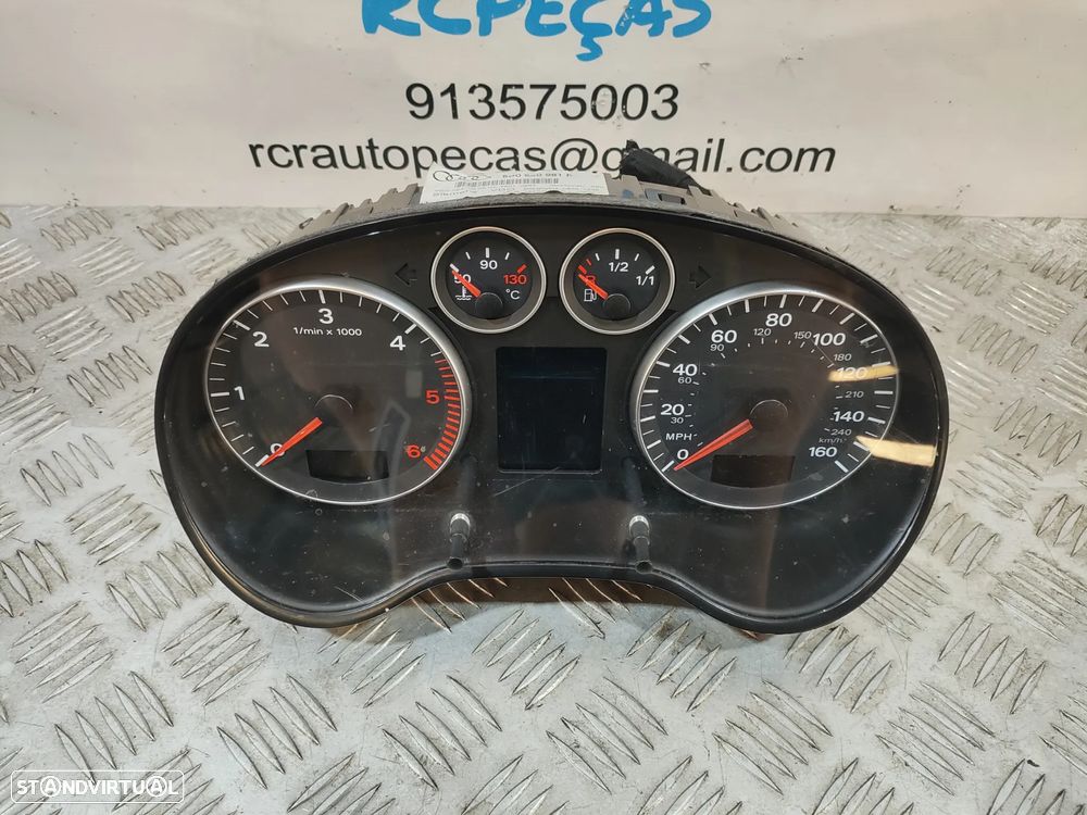 QUADRANTE MOSTRADOR PAINEL INSTRUMENTOS AUDI A3 8P 8P1 FASE II 2 SLINE S-LINE S LINE 8P0920981F 8P0920981 - 2