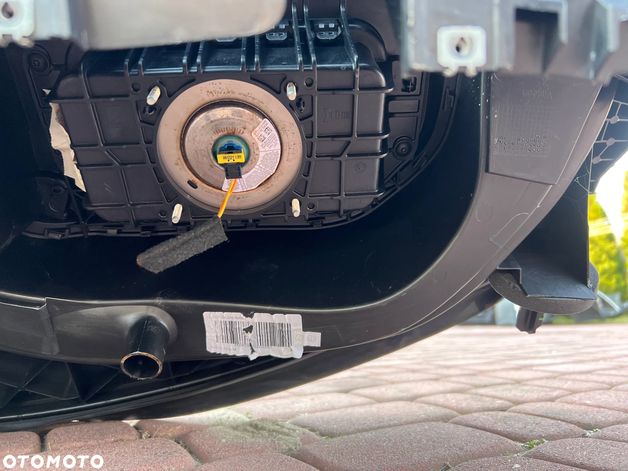 DESKA KONSOLA KOKPIT PODUSZKA PASY CITROEN C5 III X7 - 6