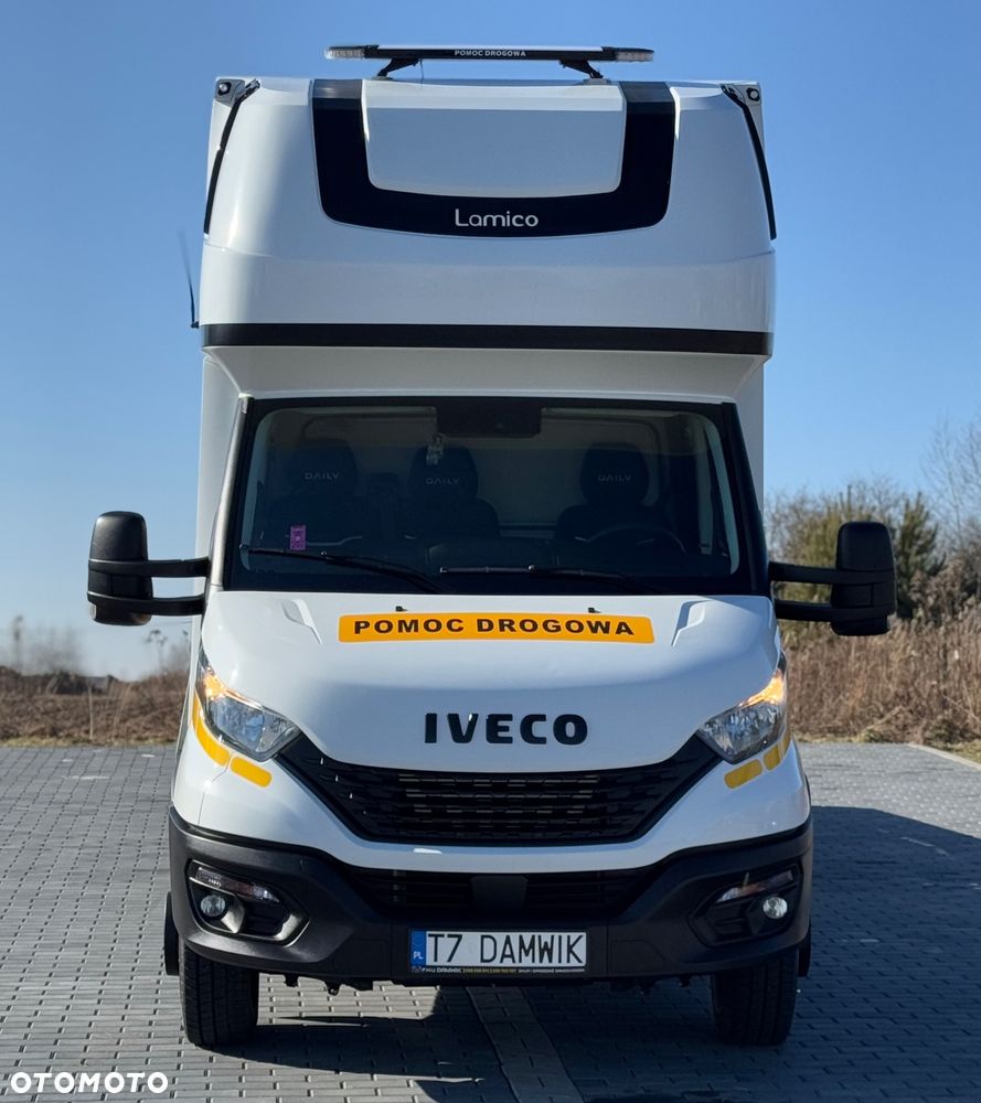 Iveco Daily 2022r ‼️72C18‼️3.0 NOWA Laweta Pomoc Drogowa Zarejestrowany jako Specjalny DMC 7200kg Salon Polska Niski Przebieg Autotransporter Sypialka - 22