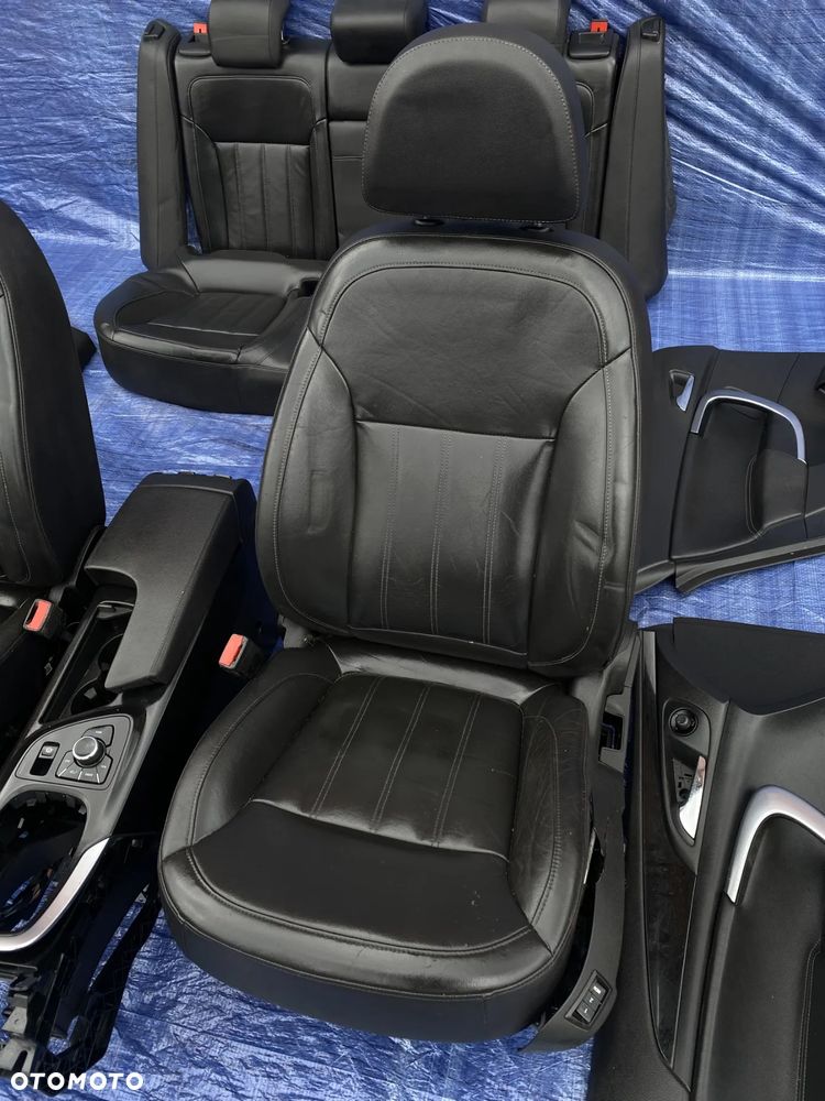 FOTEL FOTELE KANAPA BOCZKI PODŁOKIETNIK TUNEL WNĘTRZE KOMPLET CZARNE SKÓRY ELEKTRYKA PAMIĘĆ OPEL INSIGNIA A SEDAN HATCHBACK KOMBI 2009-  EUROPA - 6