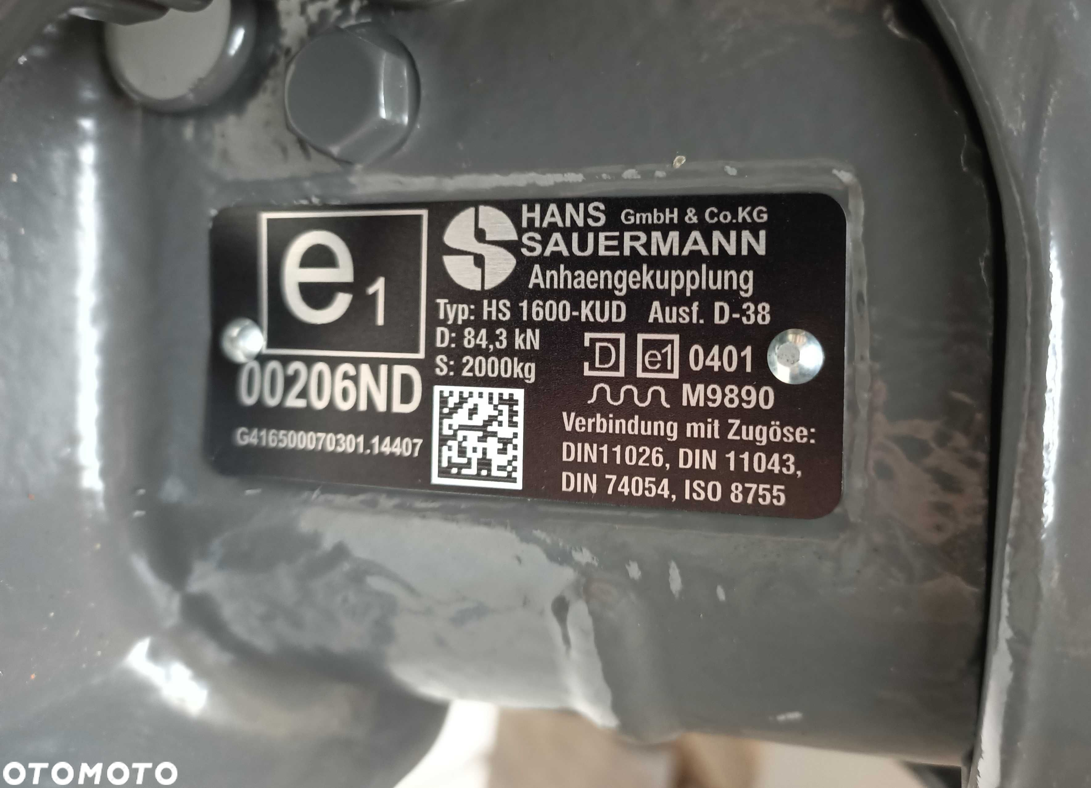 Zaczep automatyczny SAUERMANN    Fendt  312 mm   PROMOCJA - 5