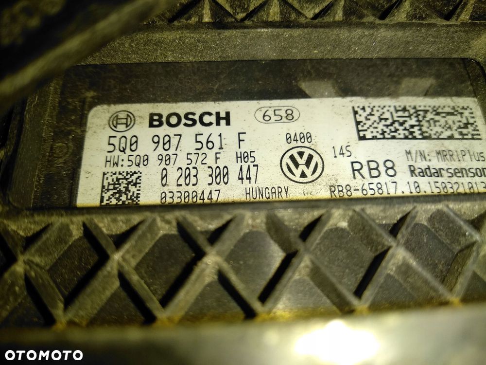 radar moduł distronic acc skoda vw audi 5q0907561f - 3
