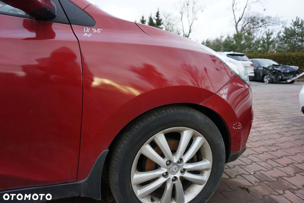 MASKA ZDERZAK BŁOTNIKI LAMPY IX35 I AA1 A0  HYUNDAI 2009-2015 CZERWONY (INFRA RED) PRZÓD KOMPLETNY - 27