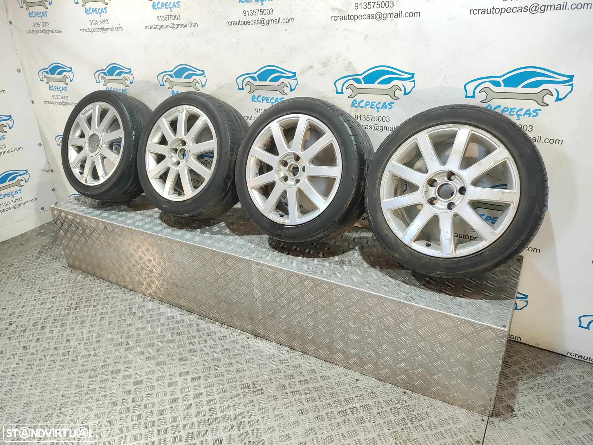- Conjunto Jantes 17 Ronal Originais Audi A4 B6 7,5J ET 43 5x112 - 10