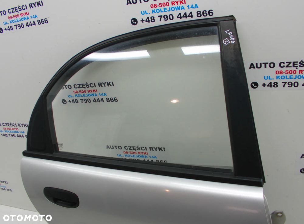 Daewoo Lanos Drzwi Prawy Tył Zawiasy Podnośnik Szyba Boczek - 2