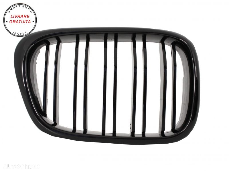 Kit Exterior BMW Seria 5 E39 (1997-2003) Cu Proiectoare Crom si Grile Negru Lucioa- livrare gratuita - 8