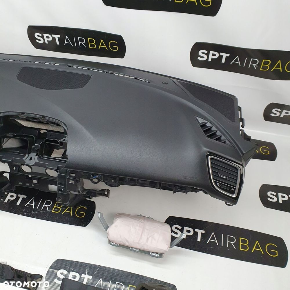 MAZDA 3 III BM DESKA ROZDZIELCZA KONSOLA KOKPIT PULPIT PODUSZKI AIRBAG AIR BAG PASY KIT SET - 4