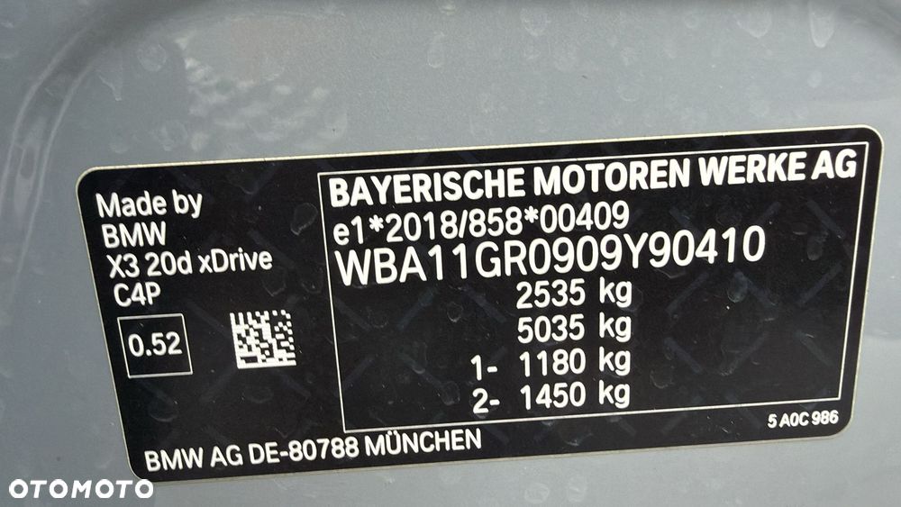 BMW X3 20d xDrive - 33