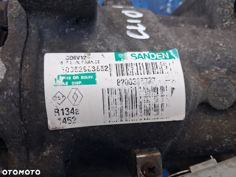 Kompresor Pompa Sprężarka Klimatyzacji 1.5 Dci Renault Clio 3 Modus Logan Sandero Duster Sanden - 2