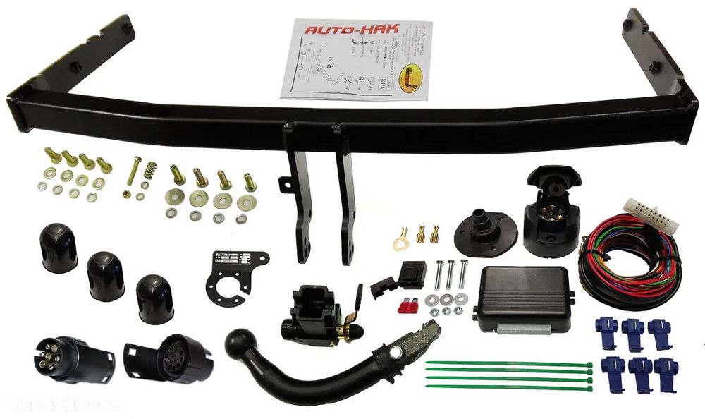 ZAPINANY ORYGINALNY HAK HOLOWNICZY MARKI AUTOHAK SŁUPSK +MODUŁ+7/13 VW TOURAN 1I+FL - 2