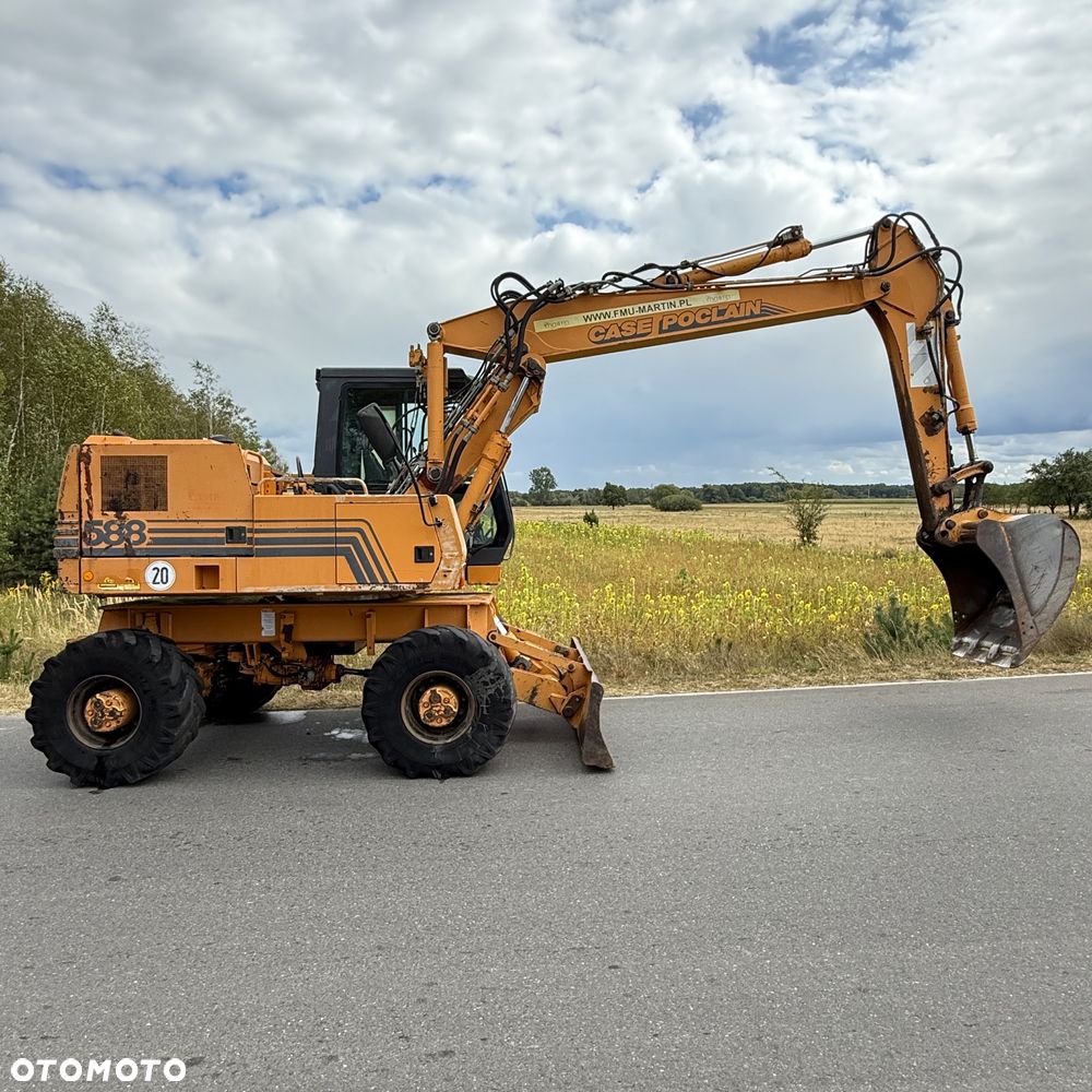 Case Poclain 588 14 ton koparka obrotówka kołowa - 7