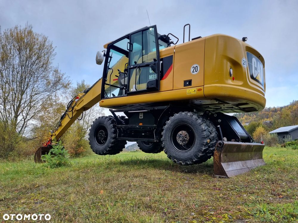 Caterpillar M318F Koparka CAT 18ton 2017r jak Nowa 6200mtg z Norwegii 3x łamane ramię smarowanie centralne Oryginał KLIMA KAMERY 6 cylindrów - 37