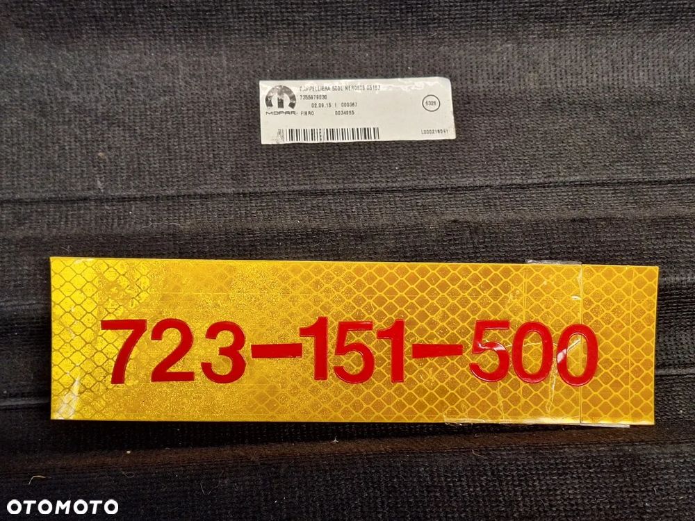 polka bagaznika fiat  500l   500 l    2012-2022 7355979030 orginal demontaz - 8