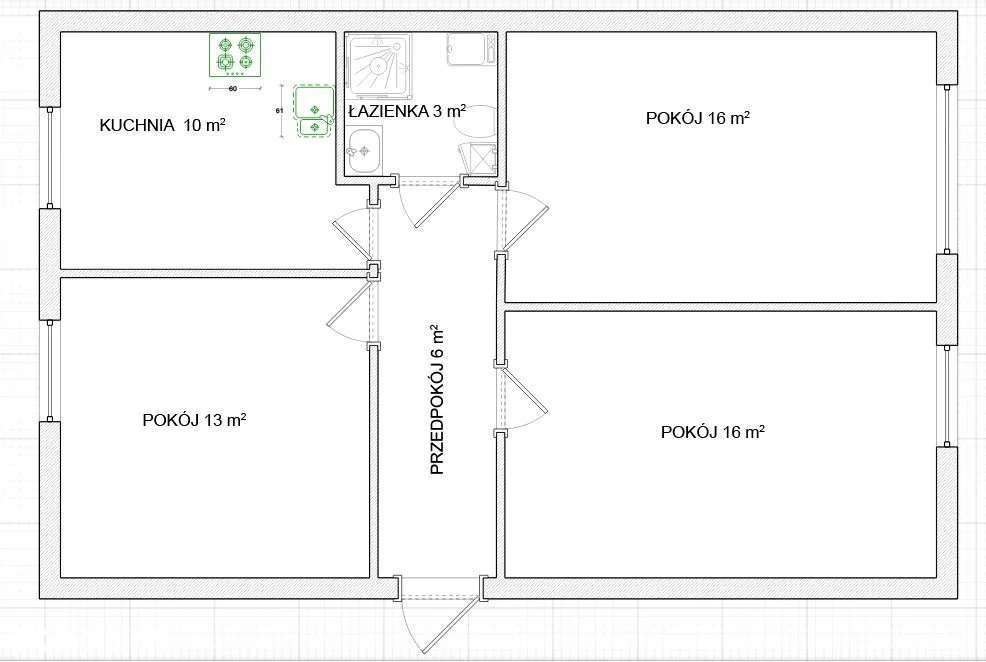 ROZKŁADOWE,3POK,65m2,MIEJSKIE MEDIA,5 min do Placu Grunwaldzkiego