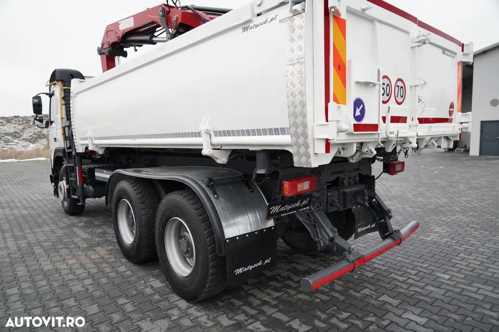 Volvo FMX 380 / 6x4 / BASCULATOR + HDS HMF 1820 K2 / HYDRODOLTA / RADIOCOMANDĂ / GRAPPA / ROTATOR / - 16
