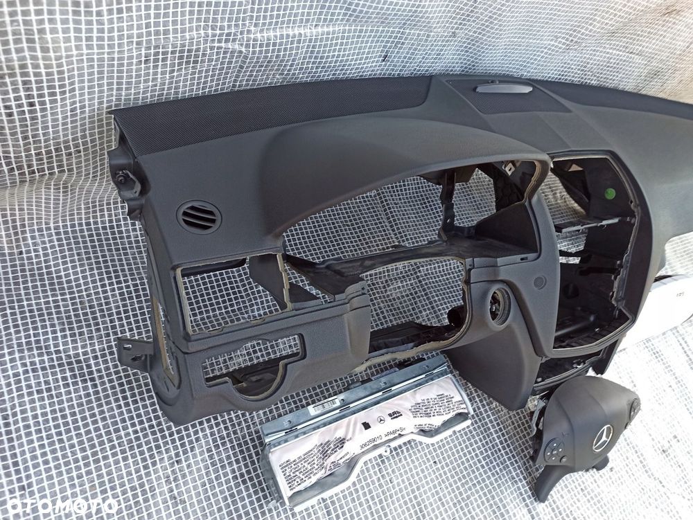 MERCEDES W204 C-KLASA 07-11 DESKA KONSOLA PODUSZKI AIRBAG KOMPLET EUROPA - 4