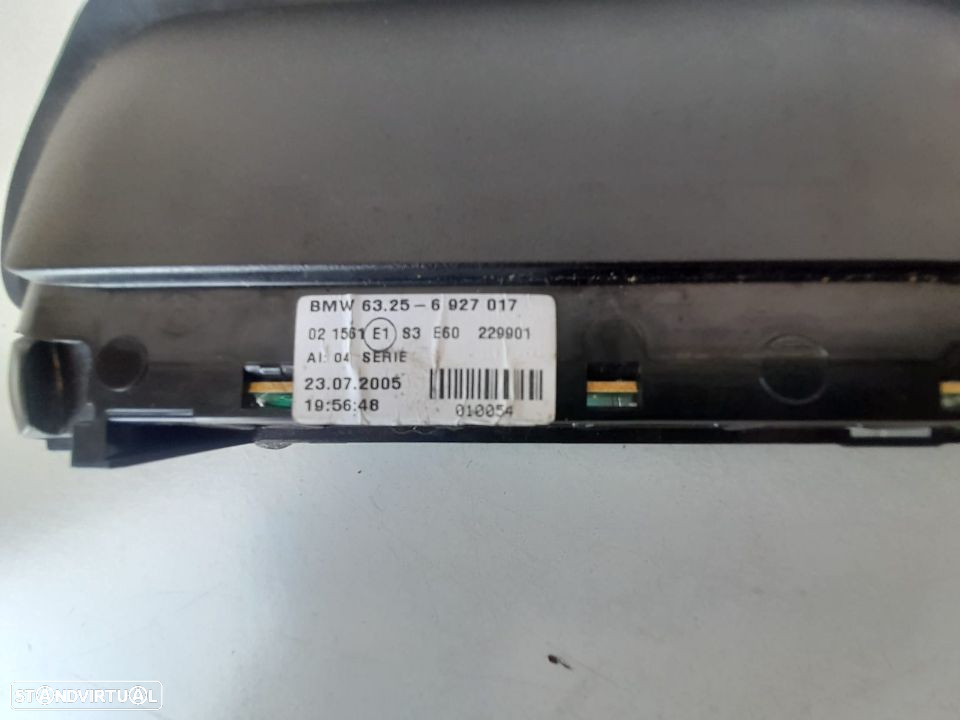 LUZ FAROL FAROLIM TRASEIRO TRÁS 3ª STOP ORIGINAL 6325 6927017 BMW SERIE 5 E60 PACK M - 4