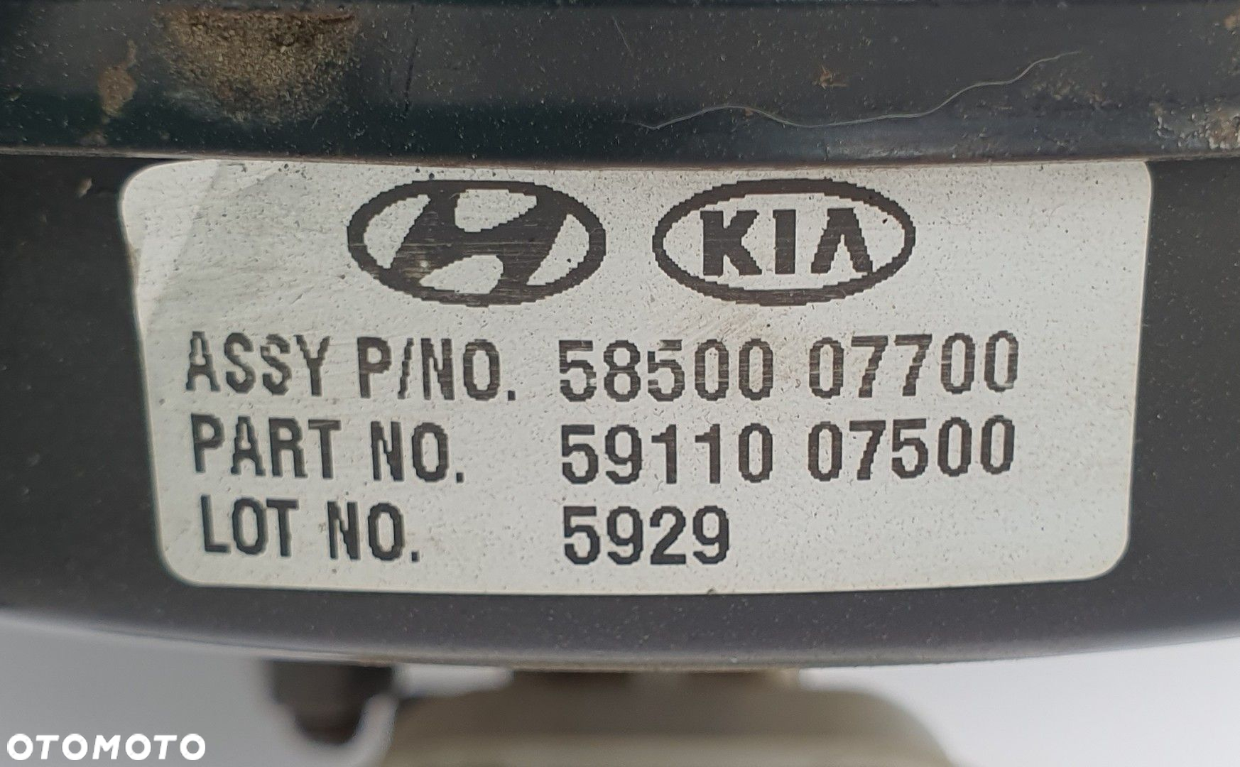 POMPA SERWO HAMULCOWE KIA PICANTO I 1.1 CRDI 59110-07500 - 4