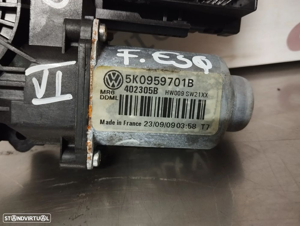 MOTOR DO ELEVADOR DE VIDRO VOLKSWAGEN GOLF VI - FRENTE ESQUERDO / TRÁS  ESQUERDO / TRÁS DIREITO - 6