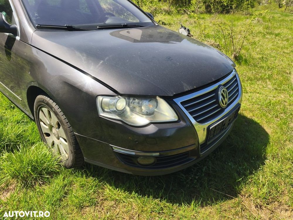 Față completă bot VW Passat B6 Mokka Brown LC8Z bară faruri trager radiatoar - 3