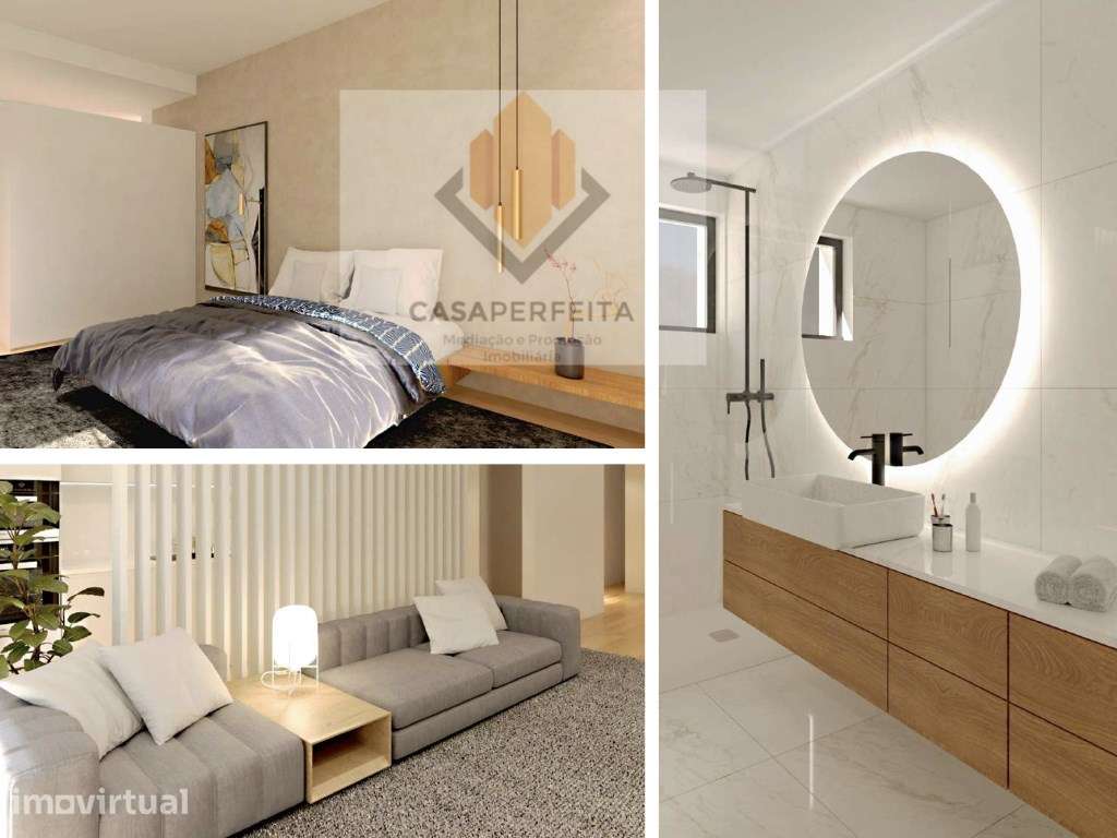 Apartamento T1+1 com Varanda, Lugar de Garagem e Arrumo - Senhora d... - Grande imagem: 5/9