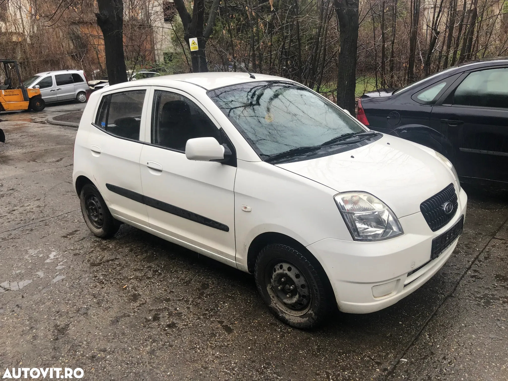 Aripa stanga/Aripa dreapta fata Kia Picanto 2006 alb - 3