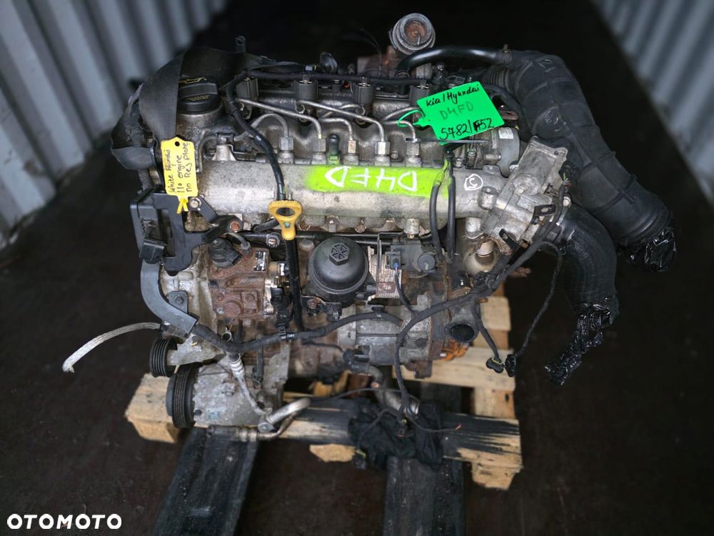 Kia/Hyundai D4FD EURO 5 1.7 CRDi diesel silnik kompletny z pełnym osprzętem gotowy do montażu - 1