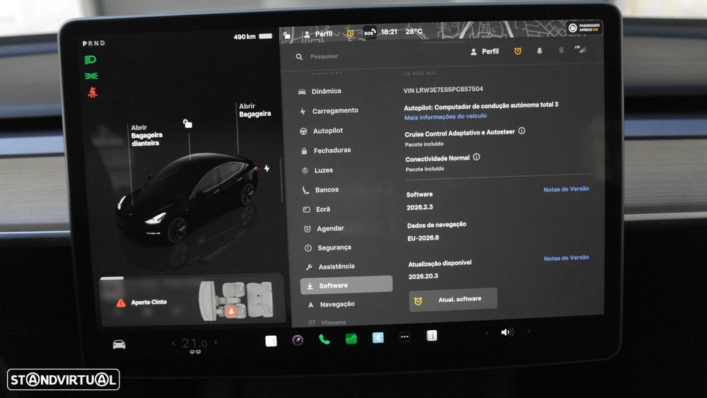 Tesla Model 3 Long Range Tração Traseira - 47