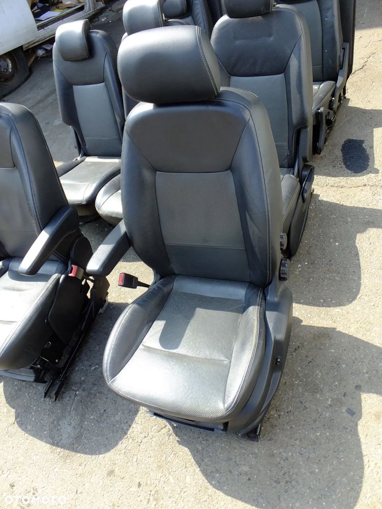 fotel kierowcy fotele komplet skóra 7 miejsc ford galaxy mk2 2008r - 5