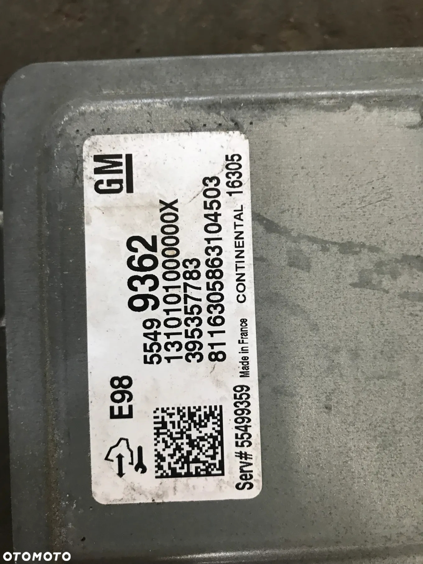 OPEL INSIGNIA A LIFT 2.0 CDTI STEROWNIK SILNIKA 55499362 - 2