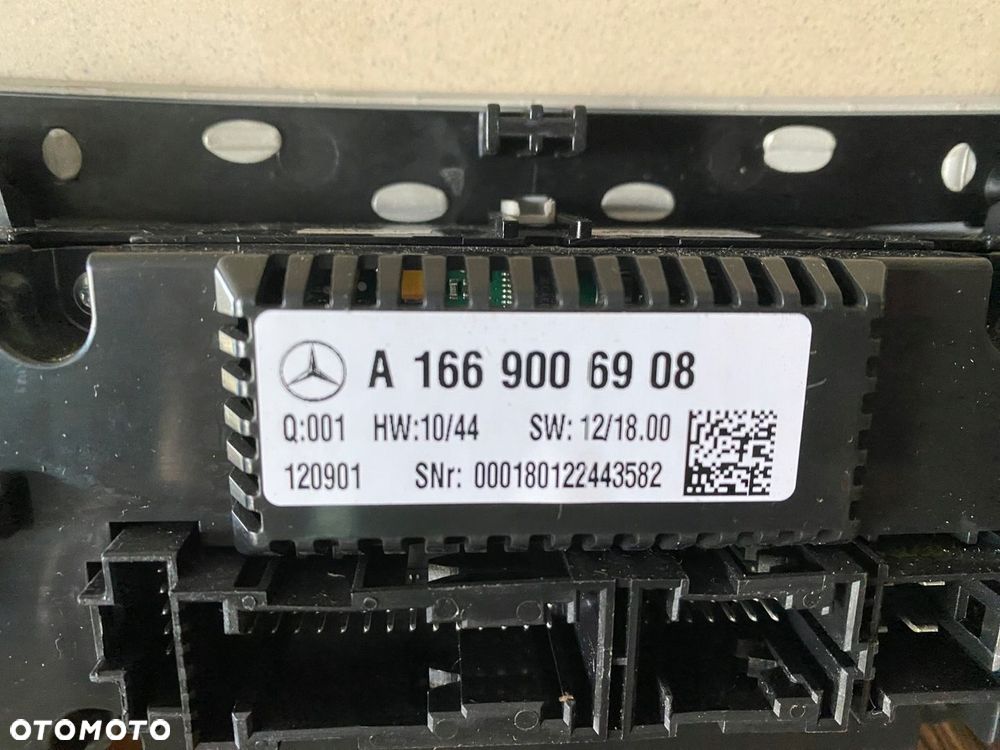MERCEDES gl ml 166 panel klimatyzacji a 1669006908 - 3