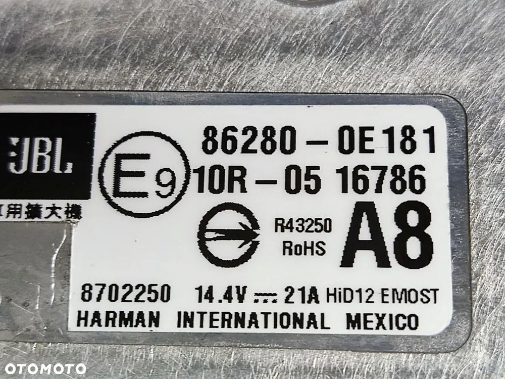 TOYOTA HIGHLANDER 2.5h 20-24r Wzmacniacz - 7
