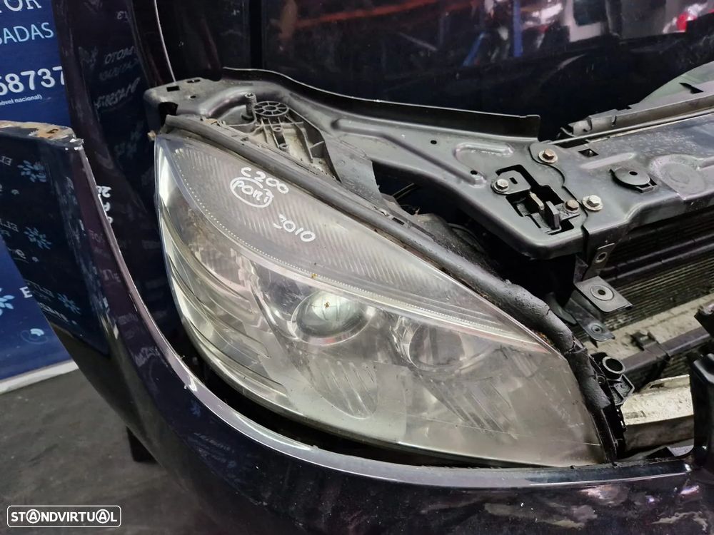 Frente completa usada MERCEDES CLASS C W204 PACK AMG CDI parachoques oticas capot guardalamas reforço - 8