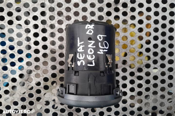 Grila ventilatie bord dreapta 1P0819203 Seat Leon 2 1P  [din 2005 pan - 3