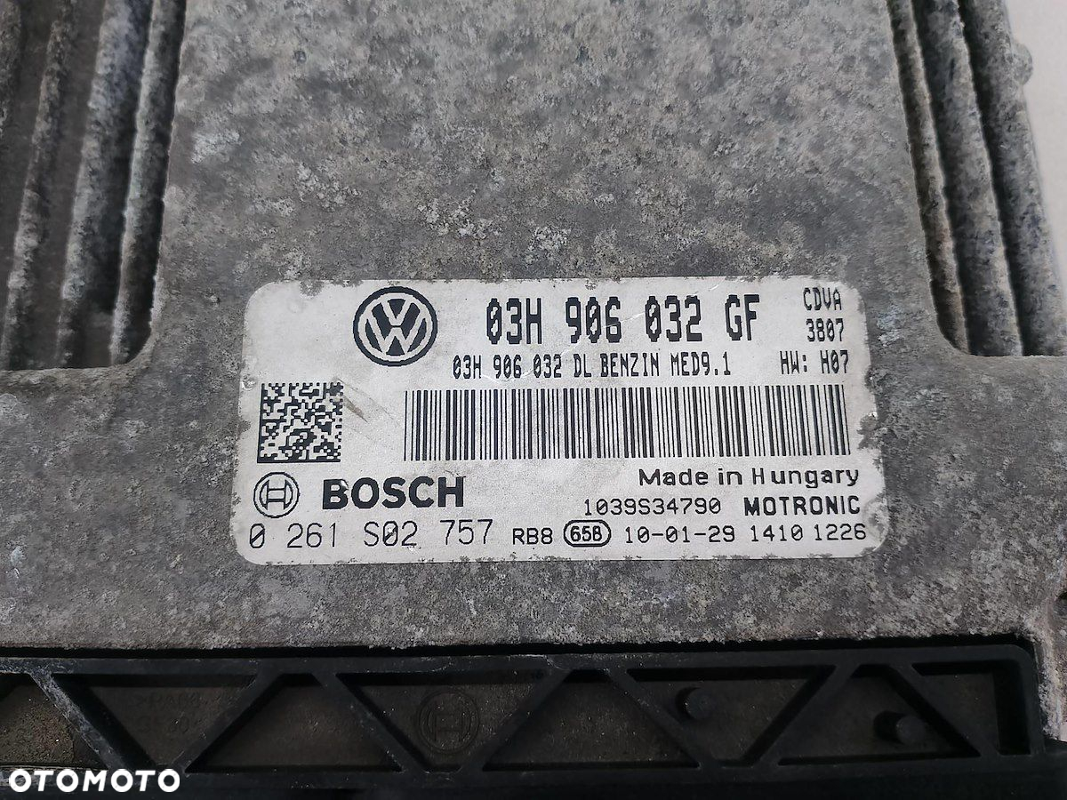 KOMPUTER, STEROWNIK SKODA SUPERB II 03H906032GF  03H906032DL 0261S02757 3.6 - 4