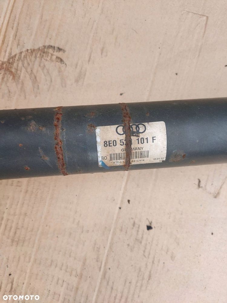 audi a4 b6 wał napędowy 3,0 asn bbj 8e0521101f - 2