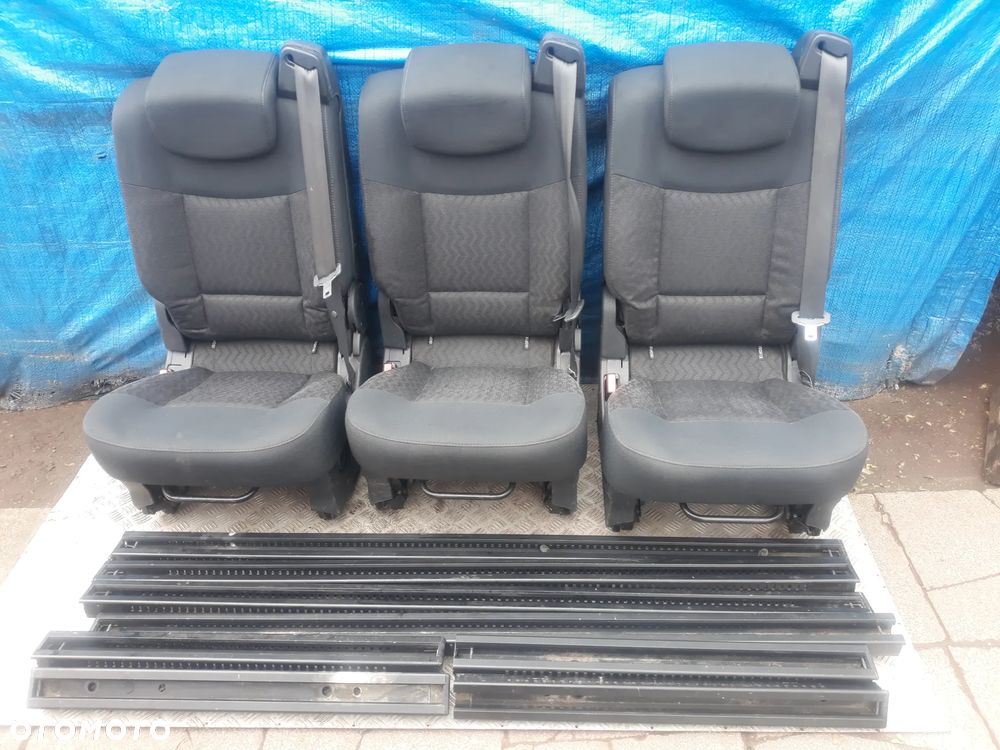 FOTEL PASAŻERA RENAULT ESPACE IV  LIFT 2-3 RZĄD (CENA ZA SZTUKĘ) - POSIADAM SZYNY DO TYCH FOTELI - 1