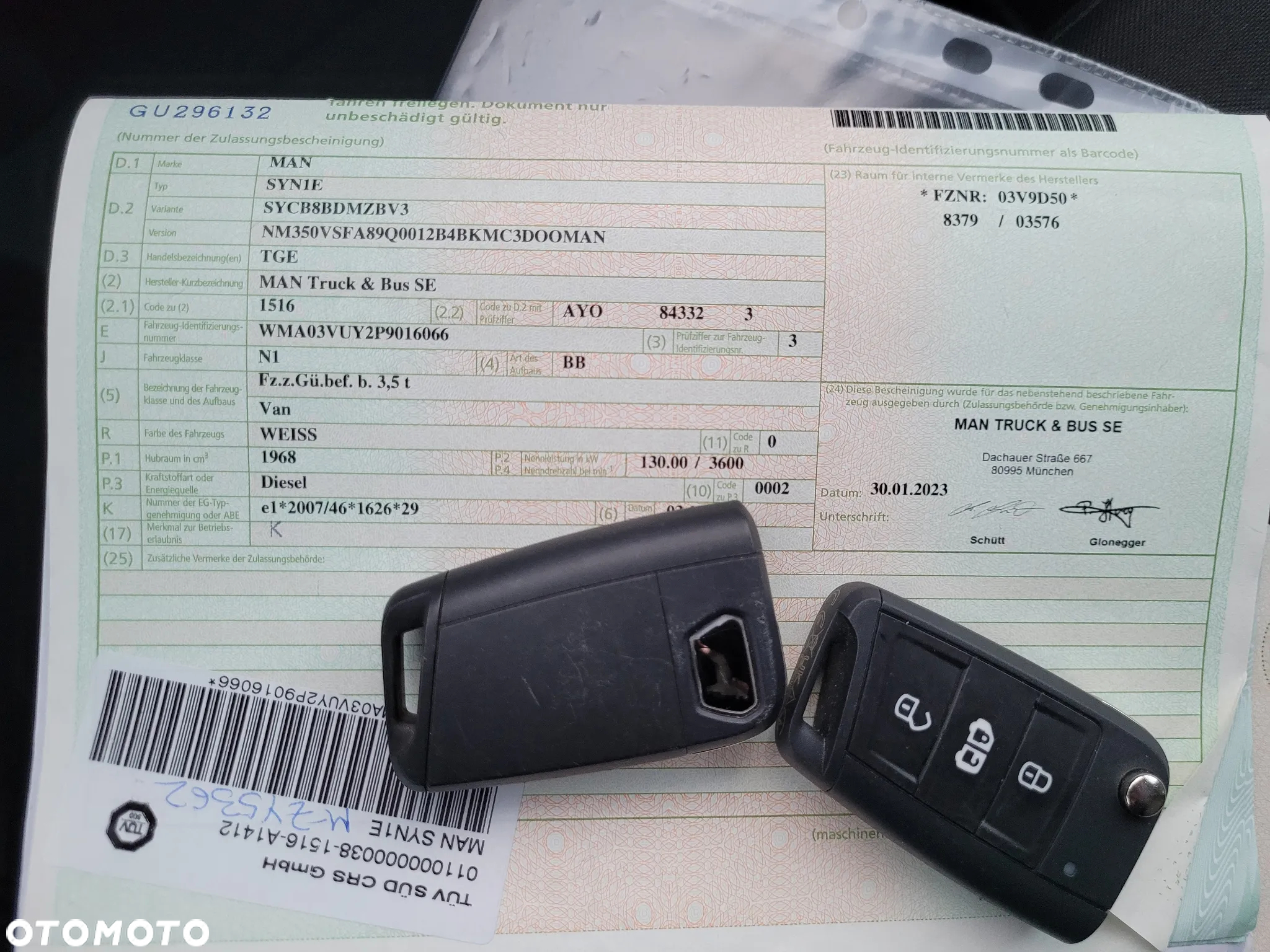 MAN TGE 3 180 - 23
