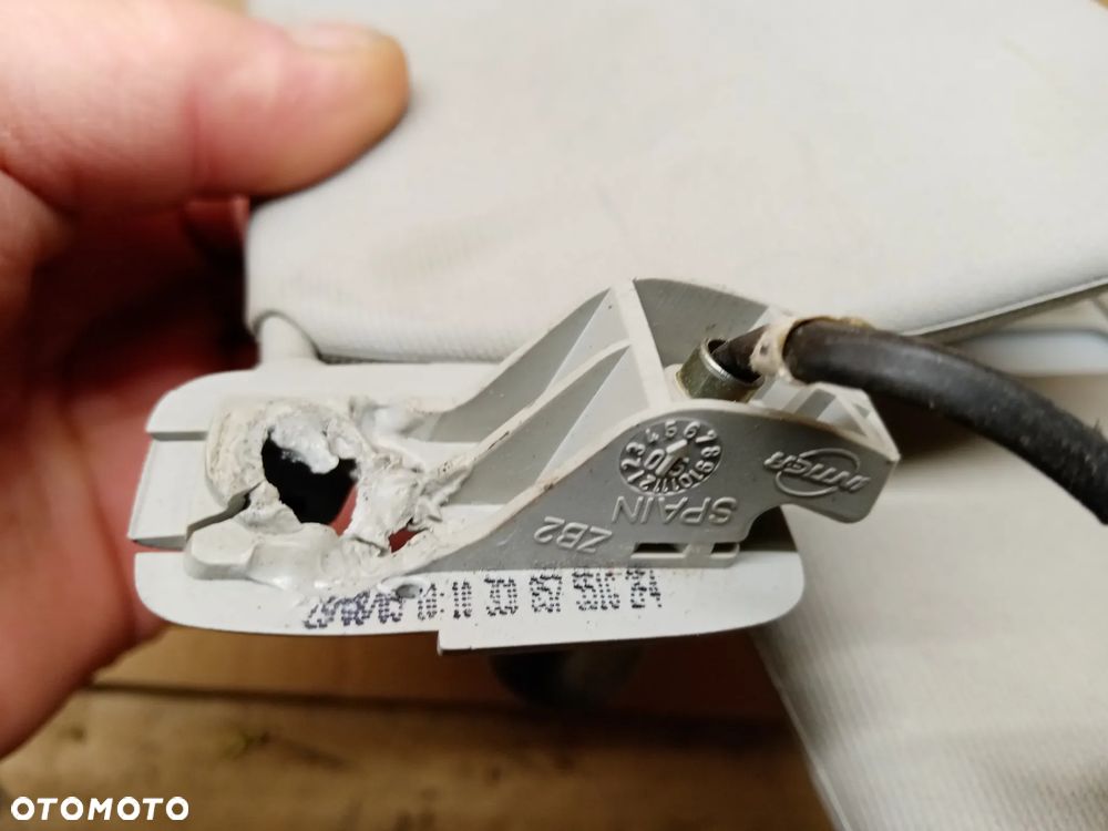 Osłona przeciwsłoneczna lewa kierowcy podwójna VW Passat B6 3C0857551G - 3