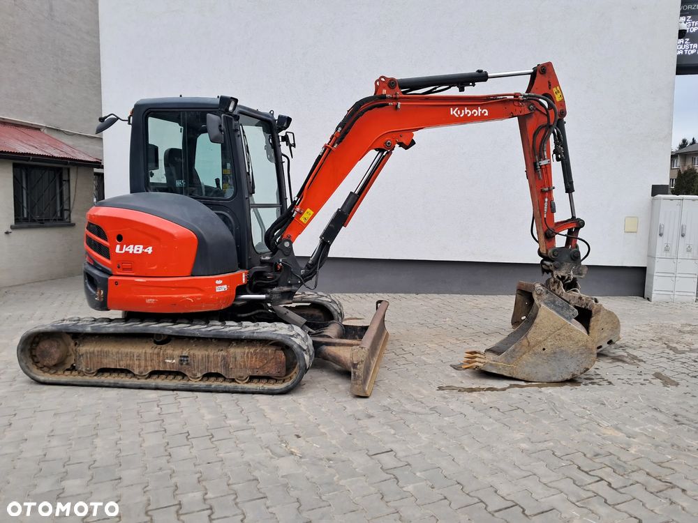 Kubota u48-4 waga 5t TON skarpówka hydrauliczna * 2019r * sprawne oświetlenie  *dodatkowe linie hydrauliczne 2 łyżki lusterka minikoparka u55 kx57 u50 instrukcja PL Red KEY Yanmar Cat JCB Tekeuchi Kubota - 3