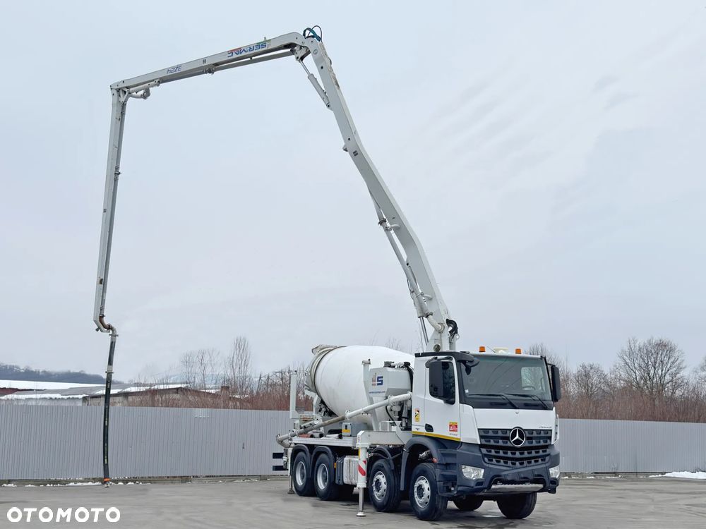 Mercedes-Benz AROCS 3743 * POMPA DO BETONU 25 m + PILOT * STAN BDB / 8x4 - 3