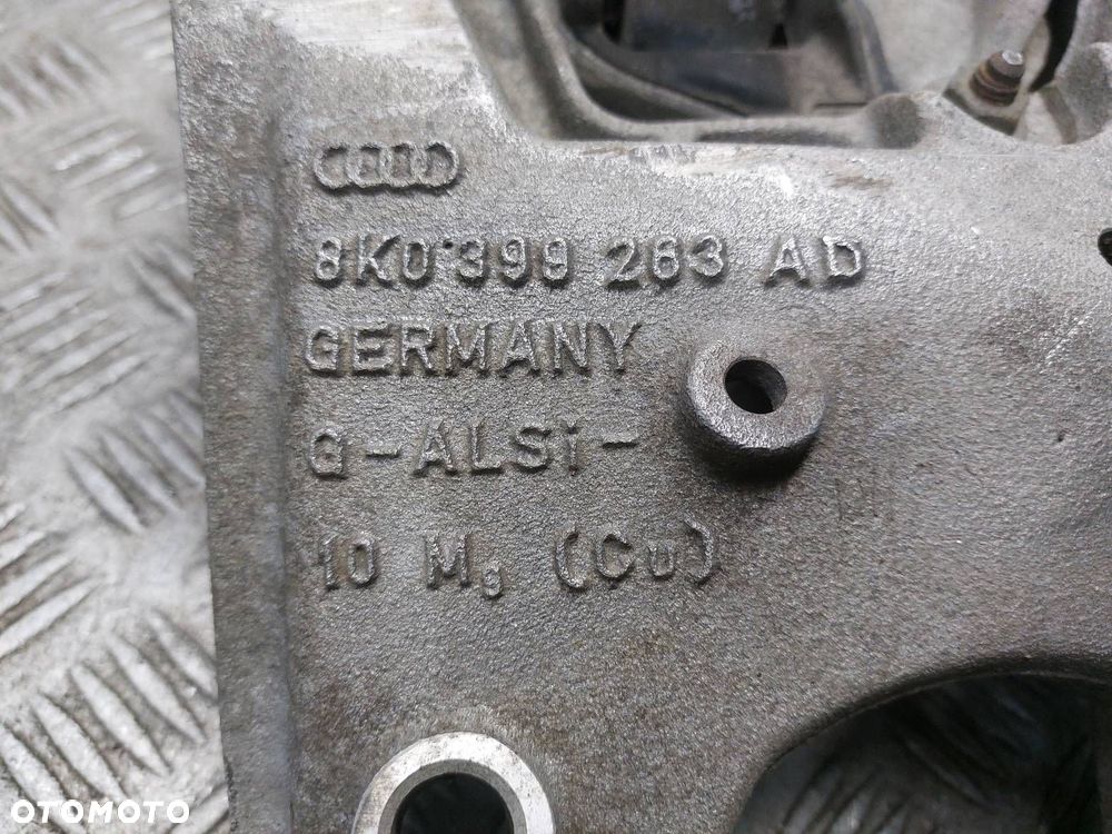 ŁAPA PODPORA SKRZYNI AUDI A5 8T 2.7 TDI 8K0399263AD 8K0399151 - 6