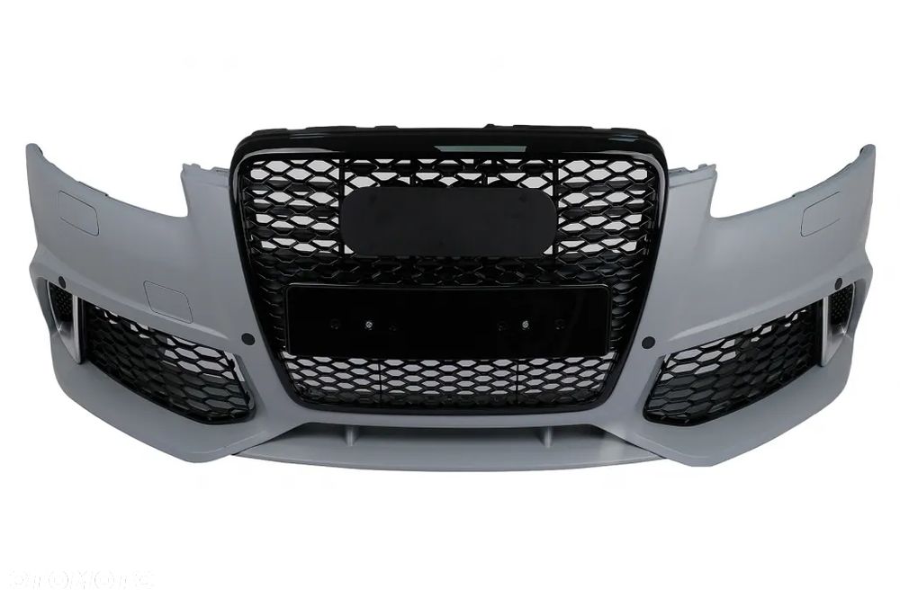 ZDERZAK PRZEDNI AUDI A6 C6 4F RS6  LOOK 2004-2010 PDC SRA - 3